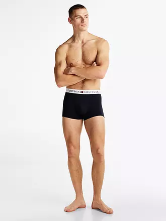 TOMMY HILFIGER | Calzoncillos paquete de 3 negro | dunkelblau